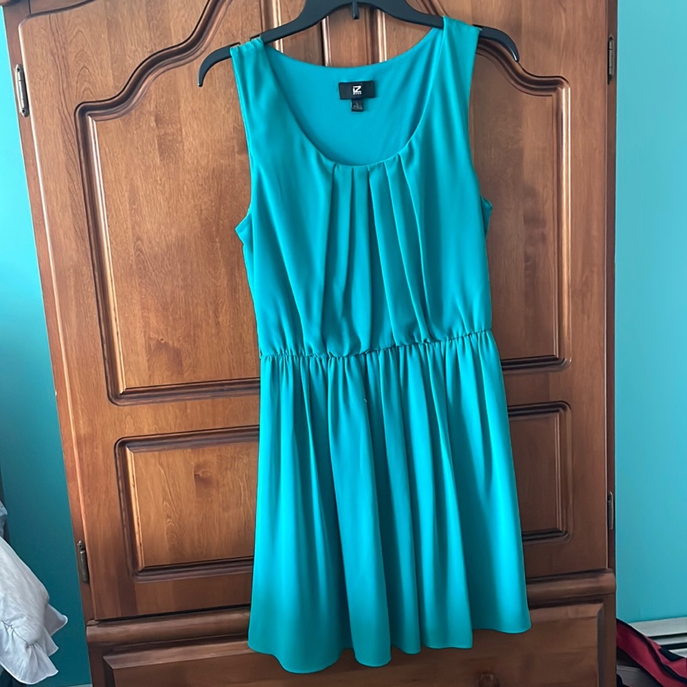 IZ teal swing dress